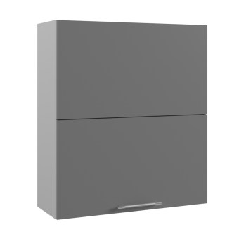 Арка ВПГПМ 800 шкаф верхний с подъемным механизмом высокий (Штукатурка серая/корпус Серый) в Большой Мурте - bolshaya-murta.mebel54.com | фото