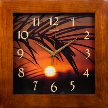 Часы настенные ДС-2АА28-460 ПАЛЬМА в Большой Мурте - bolshaya-murta.mebel54.com | фото