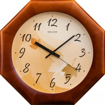 Часы настенные ДС-ВБ28-199 ЛИСТОПАД в Большой Мурте - bolshaya-murta.mebel54.com | фото