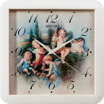 Часы настенные П-А7-327 Ангелы в Большой Мурте - bolshaya-murta.mebel54.com | фото