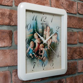 Часы настенные П-А7-327 Ангелы в Большой Мурте - bolshaya-murta.mebel54.com | фото