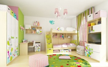 Детская комната Флёр (Белый/корпус Клен) в Большой Мурте - bolshaya-murta.mebel54.com | фото