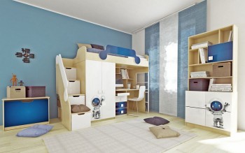 Детская комната Санни (Белый/корпус Клен) в Большой Мурте - bolshaya-murta.mebel54.com | фото