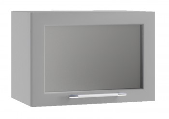 Гарда ПГС 500 шкаф верхний горизонтальный со стеклом Джинс в Большой Мурте - bolshaya-murta.mebel54.com | фото