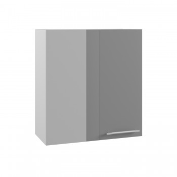 Гарда ПУ 650 шкаф верхний угловой (Джинс/корпус Серый) в Большой Мурте - bolshaya-murta.mebel54.com | фото