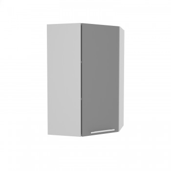 Гарда ВПУ 550 шкаф верхний угловой высокий (Серый Эмалит/корпус Серый) в Большой Мурте - bolshaya-murta.mebel54.com | фото