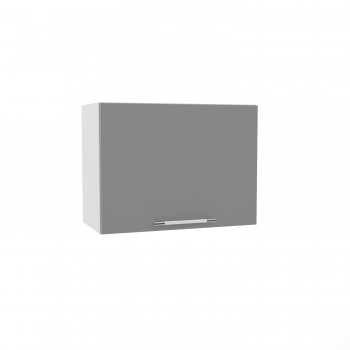 Капри ВПГ 600 шкаф верхний горизонтальный высокий (Липа белый/корпус Серый) в Большой Мурте - bolshaya-murta.mebel54.com | фото