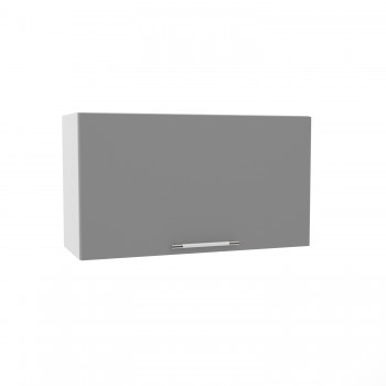 Капри ВПГ 800 шкаф верхний горизонтальный высокий (Липа белый/корпус Серый) в Большой Мурте - bolshaya-murta.mebel54.com | фото