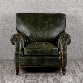 Кресло кожаное Лофт Аристократ (ширина 1070 мм) в Большой Мурте - bolshaya-murta.mebel54.com | фото