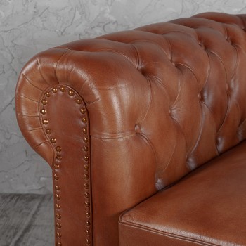 Кресло кожаное Лофт Честер (кожа) в Большой Мурте - bolshaya-murta.mebel54.com | фото