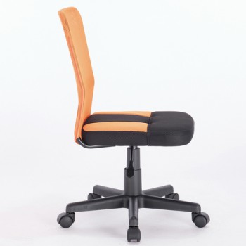 Кресло компактное BRABIX Smart MG-313 (черный, оранжевый) в Большой Мурте - bolshaya-murta.mebel54.com | фото
