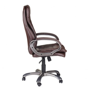 Кресло офисное BRABIX Omega EX-589 (коричневое) в Большой Мурте - bolshaya-murta.mebel54.com | фото
