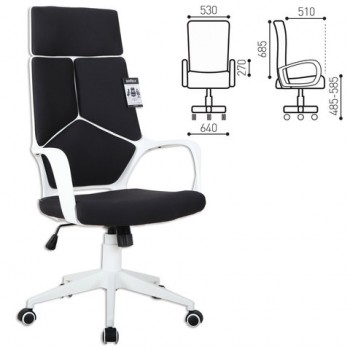 Кресло офисное BRABIX Prime EX-515 (черная ткань) в Большой Мурте - bolshaya-murta.mebel54.com | фото
