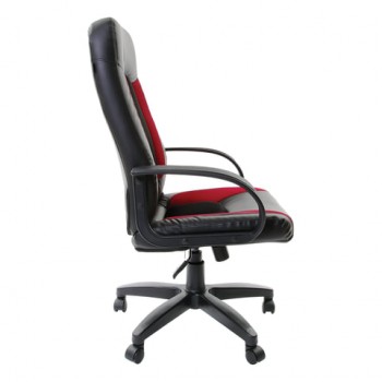 Кресло офисное BRABIX Strike EX-525 (черно-красный) в Большой Мурте - bolshaya-murta.mebel54.com | фото