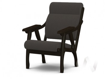 Кресло Вега-10 (венге лак/ULTRA GRAFIT) в Большой Мурте - bolshaya-murta.mebel54.com | фото