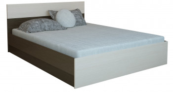 Кровать 0,8м Юнона с настилом (Венге / Дуб) в Большой Мурте - bolshaya-murta.mebel54.com | фото