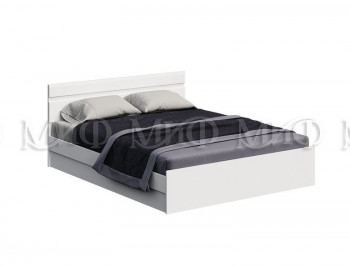 Кровать Нэнси New 1,4м (Белый/белый глянец) в Большой Мурте - bolshaya-murta.mebel54.com | фото