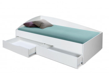 Кровать одинарная "Фея-3" (асимм.) (1900х800) в Большой Мурте - bolshaya-murta.mebel54.com | фото