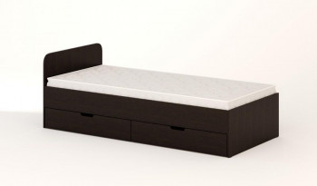 Кровать с ящиками 900 (Венге) в Большой Мурте - bolshaya-murta.mebel54.com | фото