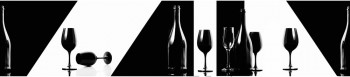 Кухонный фартук КМ 142 Абстракция Вино Бокалы Фон в Большой Мурте - bolshaya-murta.mebel54.com | фото