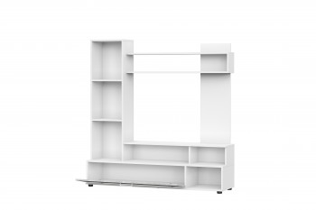 Мебель для гостиной "МГС 9" Белый / Цемент светлый в Большой Мурте - bolshaya-murta.mebel54.com | фото