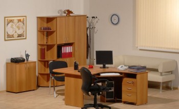 Мебель для персонала Рубин 42 Светлый миланский орех в Большой Мурте - bolshaya-murta.mebel54.com | фото
