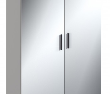 Милан СБ-3257 Шкаф 2 дверный Серый в Большой Мурте - bolshaya-murta.mebel54.com | фото