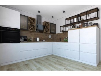 Модульная кухня Бронкс 1,8 м (Кварц) в Большой Мурте - bolshaya-murta.mebel54.com | фото