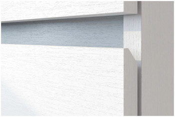 Модульная система "Токио" Пенал Белый текстурный / Белый текстурный в Большой Мурте - bolshaya-murta.mebel54.com | фото