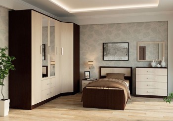 Модульная спальня Фиеста в Большой Мурте - bolshaya-murta.mebel54.com | фото