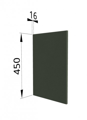 Панель торцевая (для шкафа горизонтального высокого) ВПГ Квадро (Оливково-зеленый) в Большой Мурте - bolshaya-murta.mebel54.com | фото
