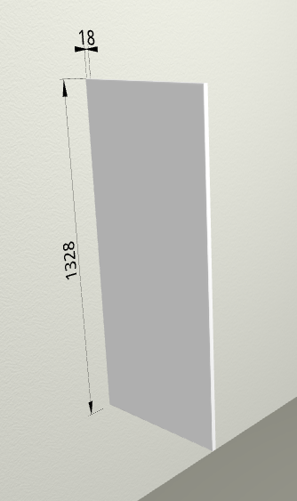 Панель ТП14 (для пеналов) Grey в Большой Мурте - bolshaya-murta.mebel54.com | фото