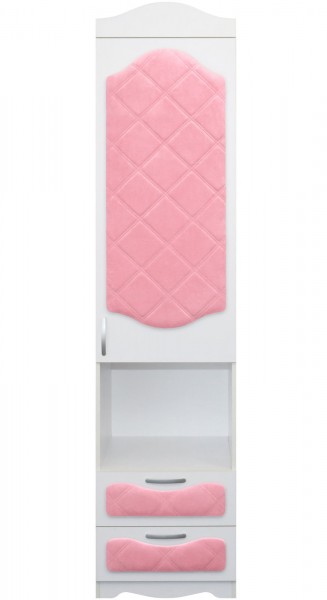 Пенал с ящиками серии Иллюзия 36 Светло-розовый в Большой Мурте - bolshaya-murta.mebel54.com | фото