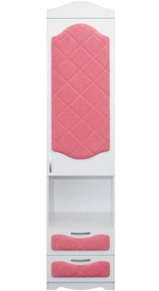 Пенал с ящиками серии Иллюзия 89 Розовый в Большой Мурте - bolshaya-murta.mebel54.com | фото