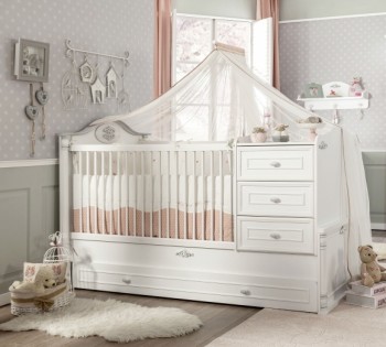 ROMANTIC BABY Детская кровать-трансформер 20.21.1015.00 в Большой Мурте - bolshaya-murta.mebel54.com | фото