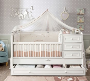 ROMANTIC BABY Детская кровать-трансформер 20.21.1015.00 в Большой Мурте - bolshaya-murta.mebel54.com | фото