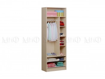 Шкаф 2-х створчатый Fashion-1 Вега (Белый/Розовый) в Большой Мурте - bolshaya-murta.mebel54.com | фото