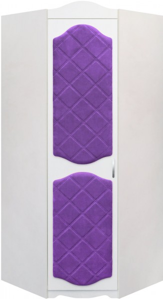 Шкаф угловой Иллюзия 32 Фиолетовый в Большой Мурте - bolshaya-murta.mebel54.com | фото