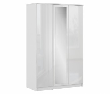 Шкаф 3-х дверный СБ-2493 Медея (Белый/Белый глянец) в Большой Мурте - bolshaya-murta.mebel54.com | фото