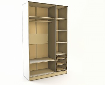 Шкаф 3-х створчатый с ящиками Грэйси (Розовый/Серый/корпус Клен) в Большой Мурте - bolshaya-murta.mebel54.com | фото