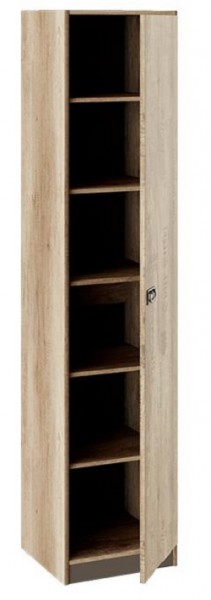 Шкаф для белья «Пилигрим» (Дуб Каньон светлый, Фон серый) в Большой Мурте - bolshaya-murta.mebel54.com | фото