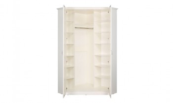 Шкаф для одежды 13.124 Ливерпуль (Белый, ясень ваниль НМ-1012-100 ПВХ) в Большой Мурте - bolshaya-murta.mebel54.com | фото