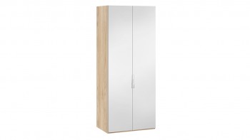 Шкаф для одежды с 2 зеркальными дверями «Эмбер» Яблоня Беллуно в Большой Мурте - bolshaya-murta.mebel54.com | фото