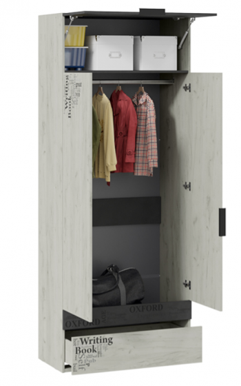 Шкаф комбинированный для одежды «Оксфорд-2» в Большой Мурте - bolshaya-murta.mebel54.com | фото