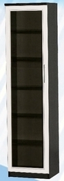 Шкаф средний со стеклодверью ДЛЯ ГОСТИНОЙ ШСС-450 Венге/Дуб выбеленный в Большой Мурте - bolshaya-murta.mebel54.com | фото