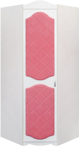 Шкаф угловой Иллюзия 89 Розовый в Большой Мурте - bolshaya-murta.mebel54.com | фото
