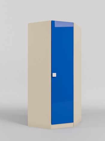 Шкаф угловой (угловая секция) Скай люкс (Синий/корпус Клен) в Большой Мурте - bolshaya-murta.mebel54.com | фото