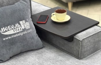 Столик накладка Дени для подлокотников шириной 150-200 мм Кофе структурный матовый в Большой Мурте - bolshaya-murta.mebel54.com | фото