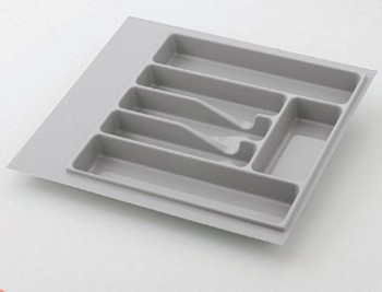 Вкладыш для кухонных принадлежностей, серый, Volpato 600 мм в Большой Мурте - bolshaya-murta.mebel54.com | фото