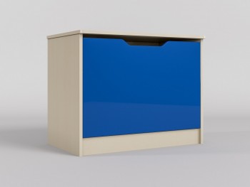 Ящик для игрушек Скай люкс (Синий/корпус Клен) в Большой Мурте - bolshaya-murta.mebel54.com | фото